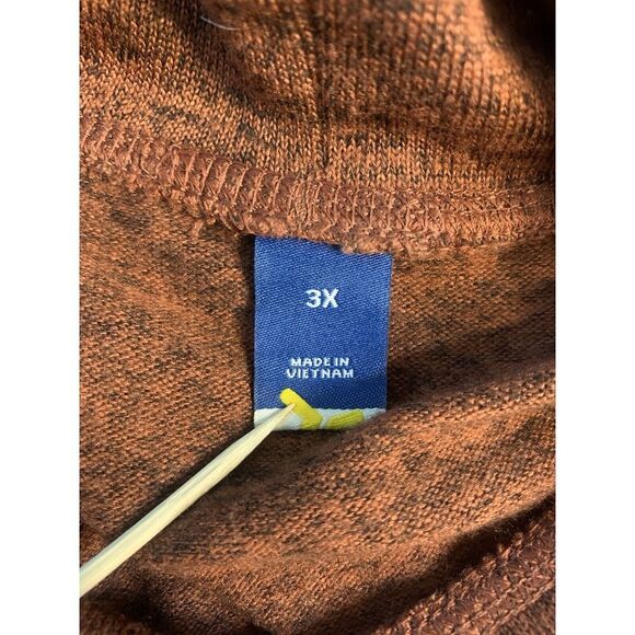 Gap Cowl Neck Sweatshirt Womens Plus Size 3X Pockets Pullover Funnel Athleisure - Picture 4 of 16